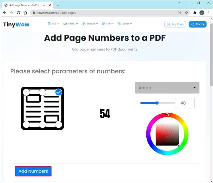 Jak dodać numery stron do pliku PDF