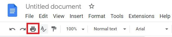 نحوه جابجایی صفحات در Google Docs