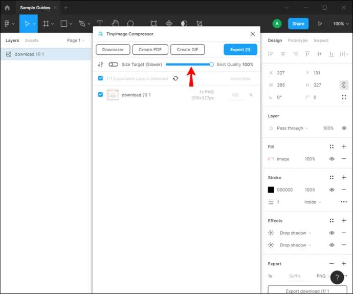 نحوه صادرات طرح به PDF در Figma