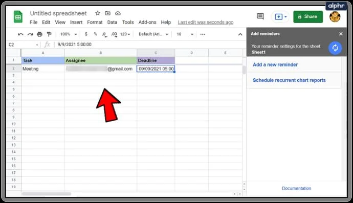 نحوه تنظیم یادآورها در Google Sheets