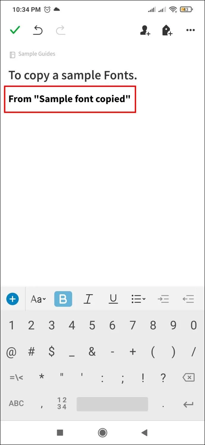 نحوه تغییر فونت پیش فرض در Evernote