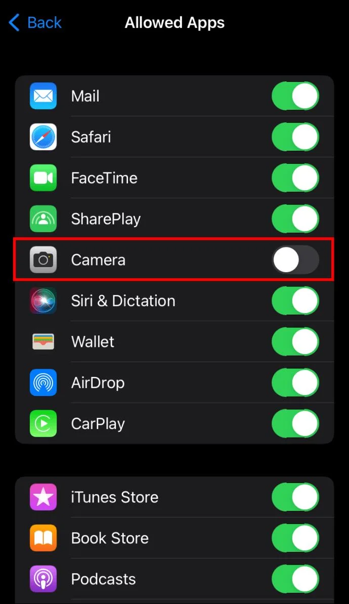 Cara Menonaktifkan Kamera Di IPhone
