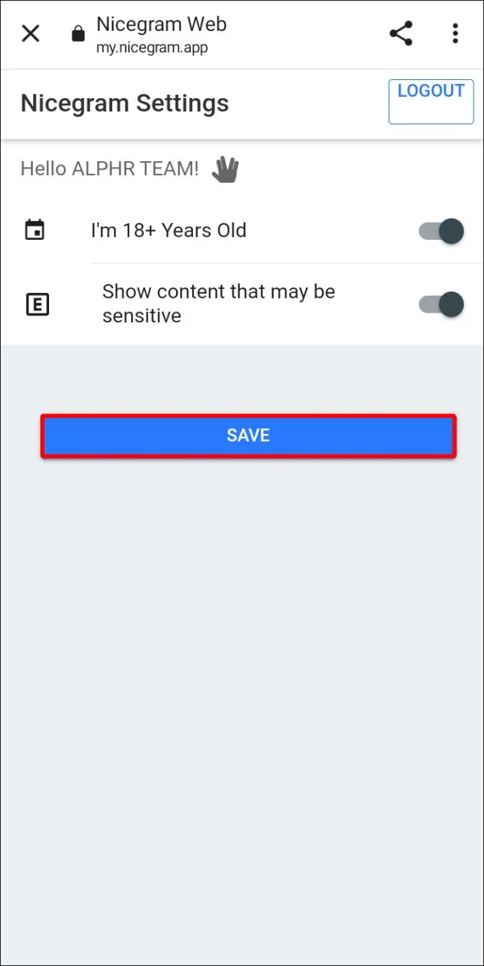 La correzione di questo canale non può essere visualizzata in Telegram