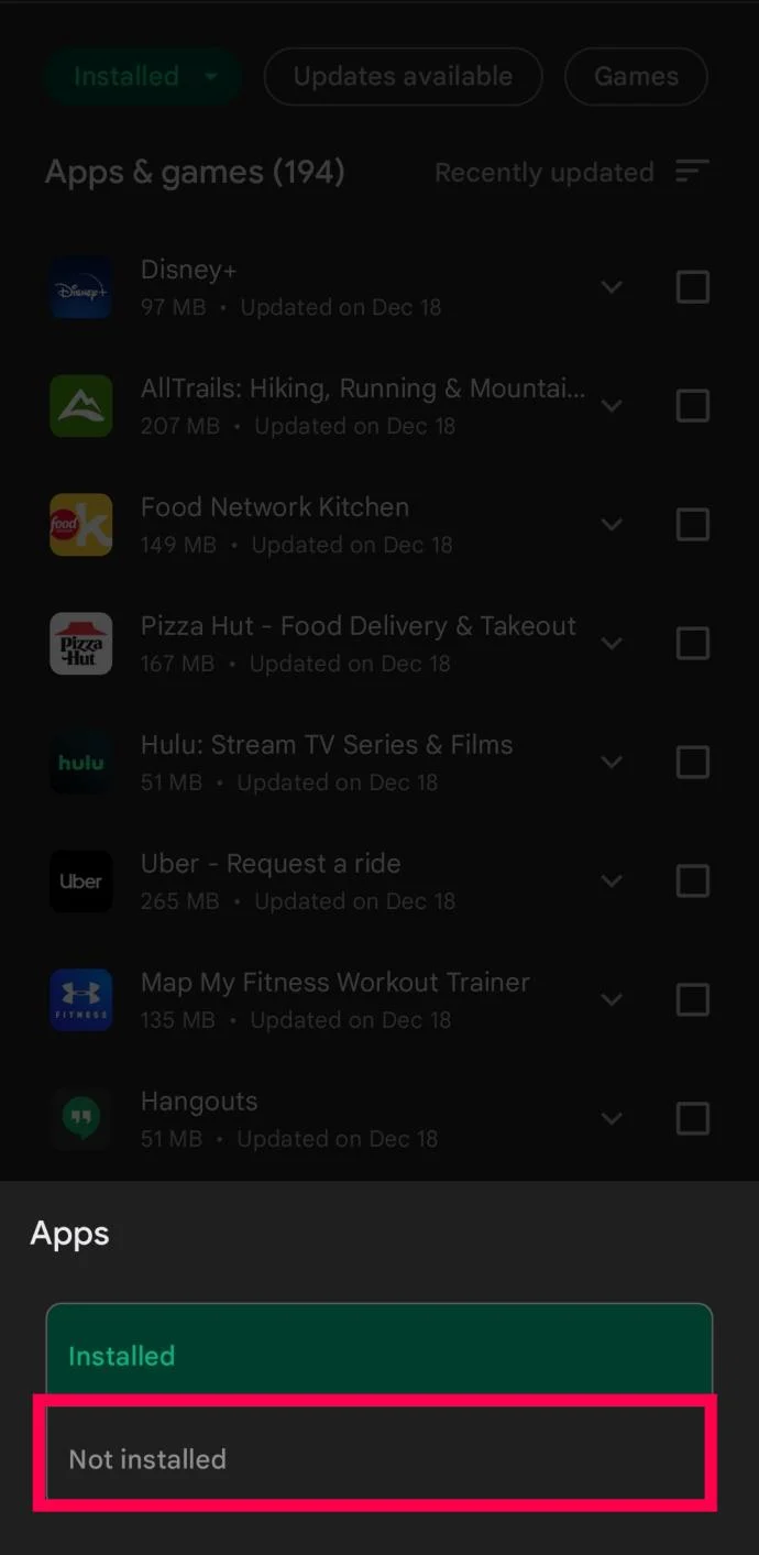 Android에서 최근에 삭제된 앱을 보는 방법
