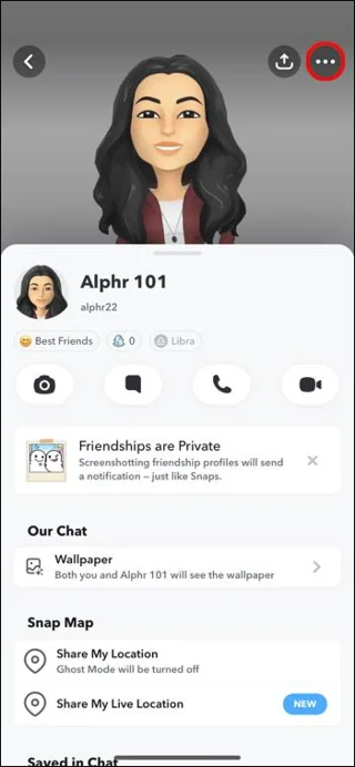 نحوه مشاهده دوستان متقابل در اسنپ چت