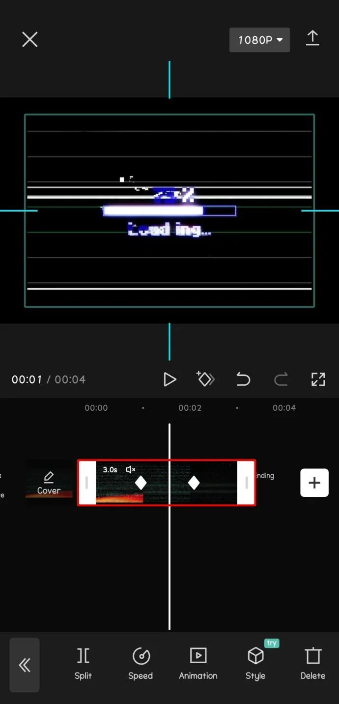 نحوه استفاده از Keyframes در CapCut