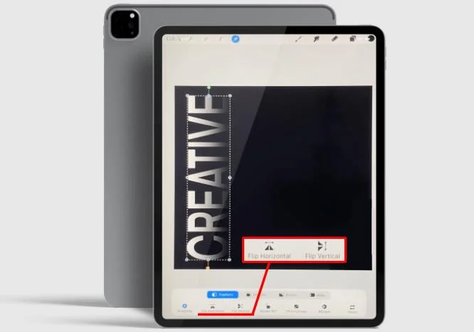 Cara Mencerminkan Objek Dalam Lukisan Dalam Procreate