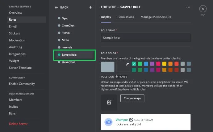 نحوه اضافه کردن، مدیریت و حذف نقش ها در Discord