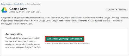 نحوه اتصال Google Drive به Slack