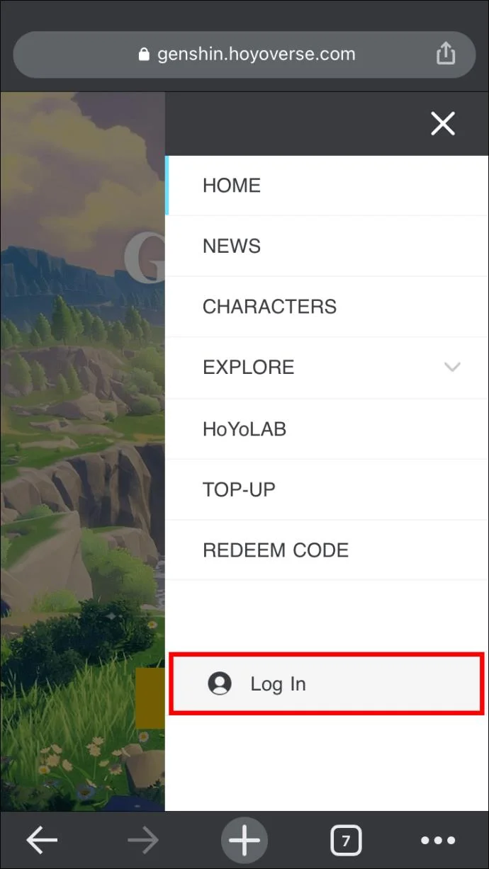 نحوه تغییر آدرس ایمیل و رمز عبور Genshin Impact