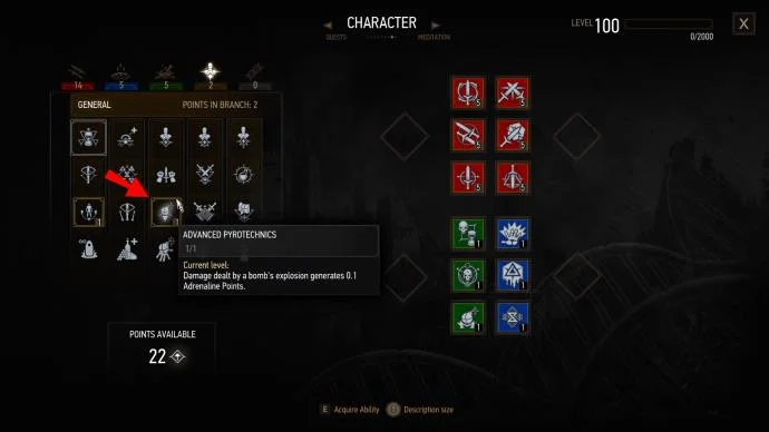 نحوه استفاده از آدرنالین در The Witcher 3: