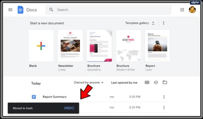Jak usunąć wszystkie dokumenty w Dokumentach Google