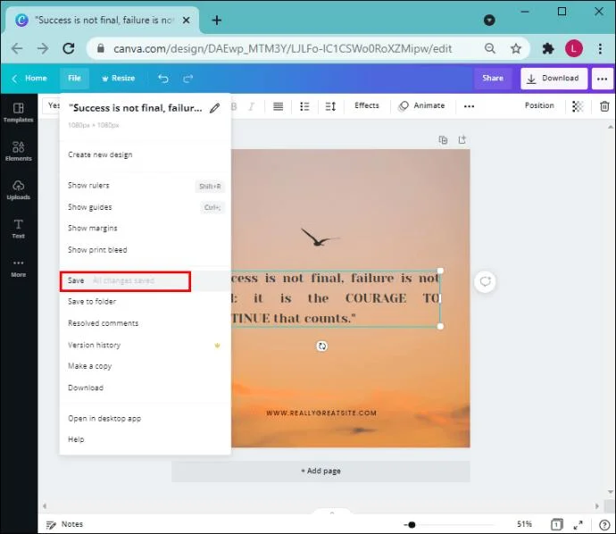 Canvaでテキストを両端揃えにする方法