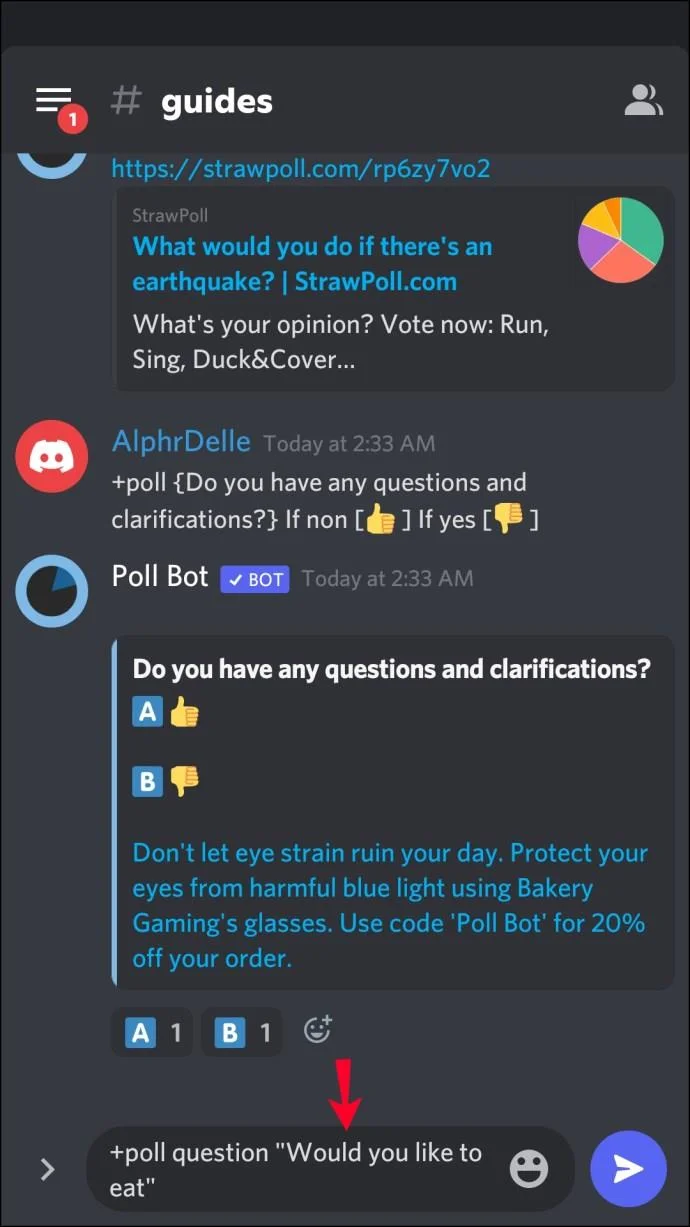 چگونه یک نظرسنجی در Discord ایجاد کنیم