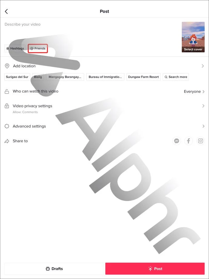 چگونه یک نفر را در TikTok تگ کنیم