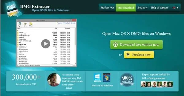 نحوه باز کردن و کار با یک فایل DMG در ویندوز