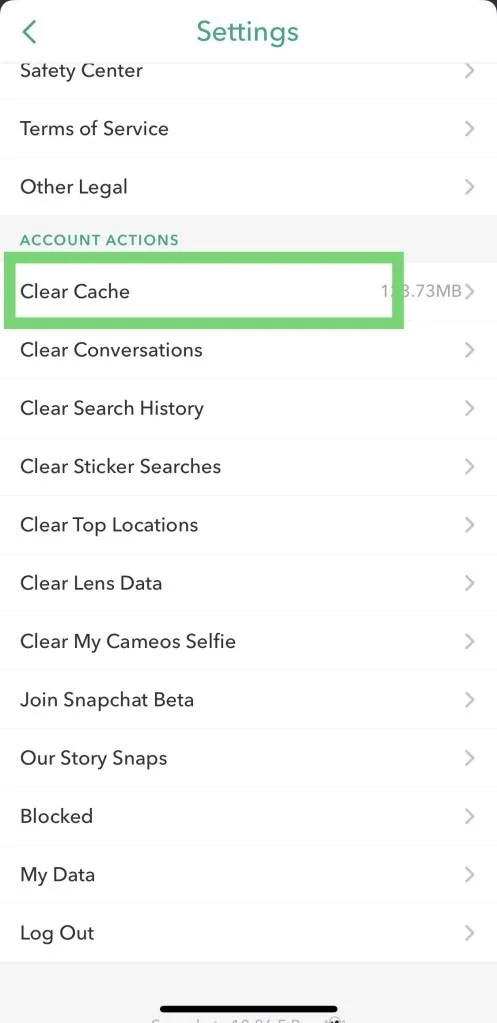 Jak wyczyścić wspomnienia Snapchata