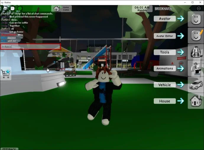 Cara Menggunakan Emote Di Roblox