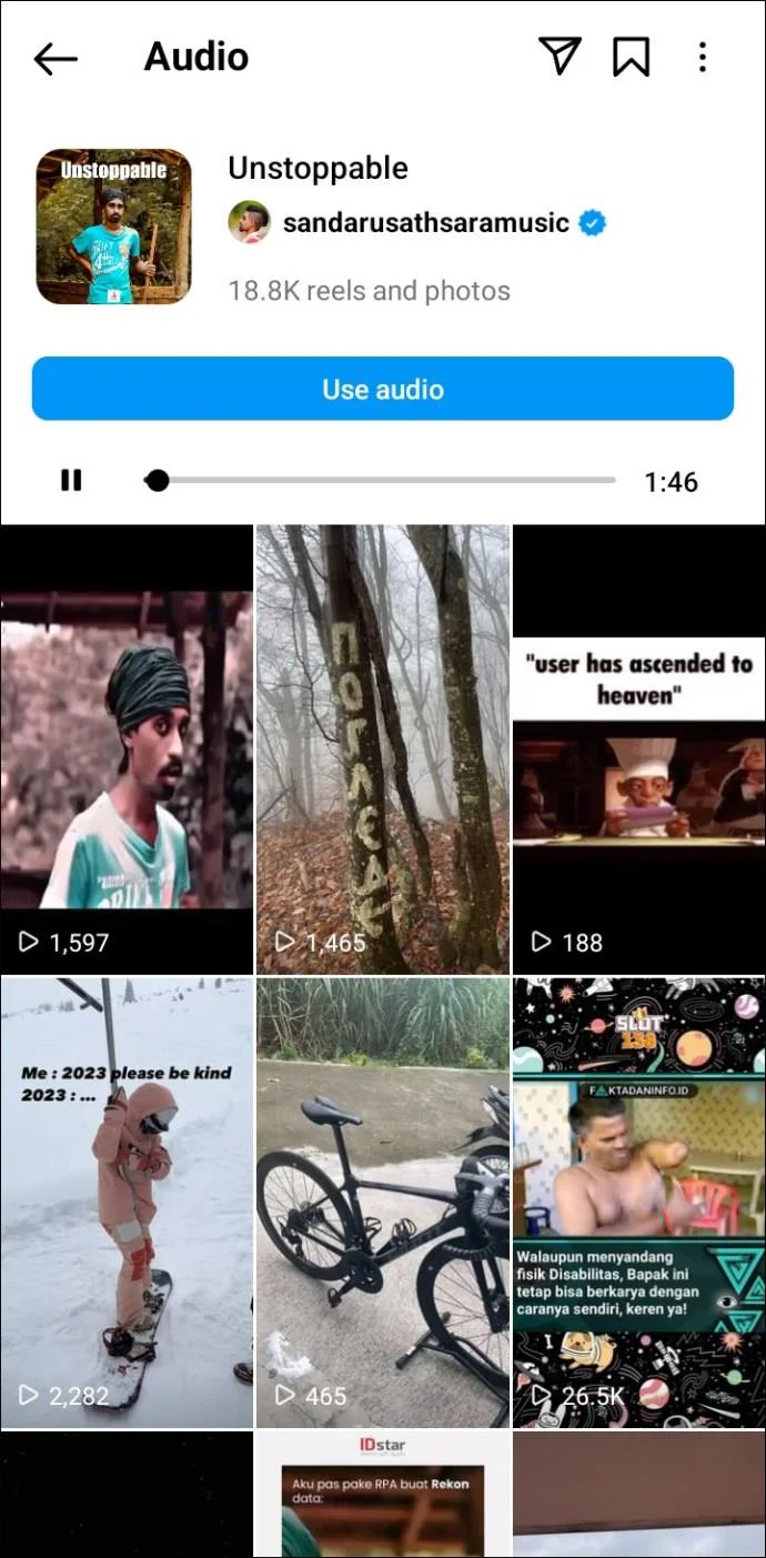 De beste Instagram Reels-nummers