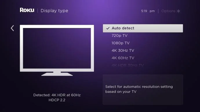 Roku पर स्क्रीन का आकार कैसे बदलें