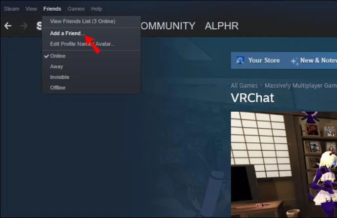 چگونه در VRChat دوستان اضافه کنیم