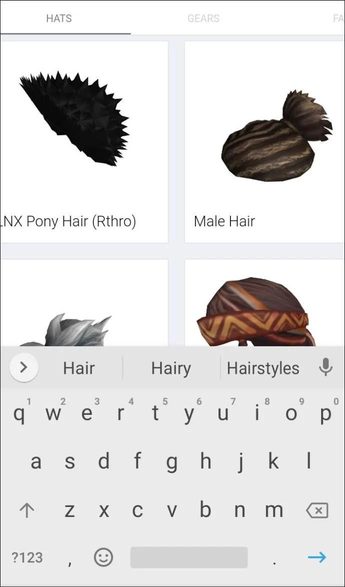 نحوه درست کردن مو در Roblox