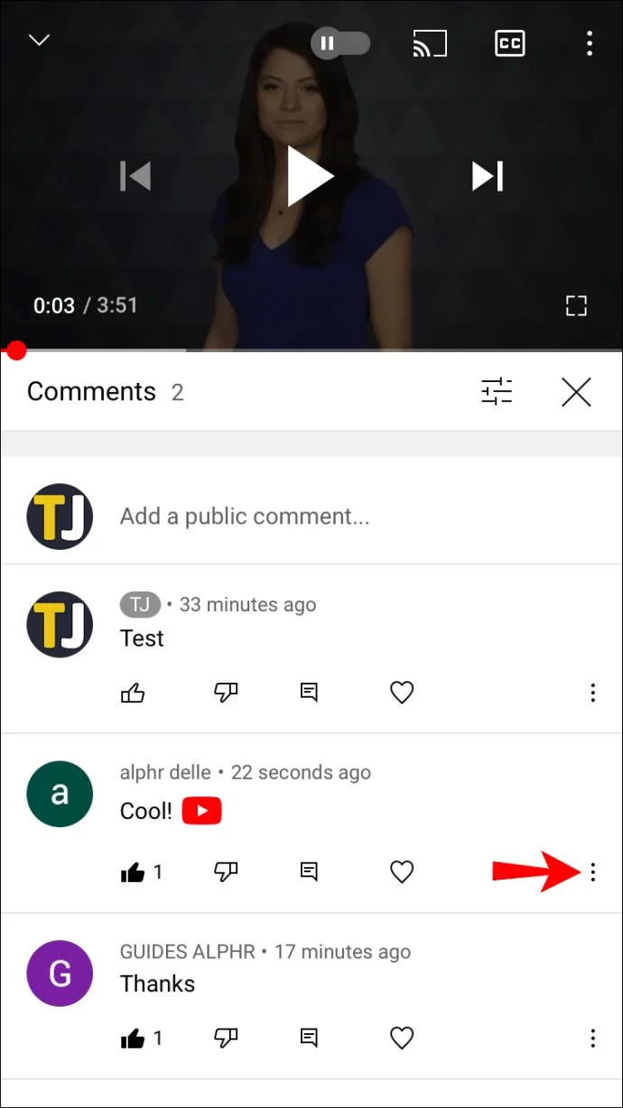Come bloccare un commento su YouTube