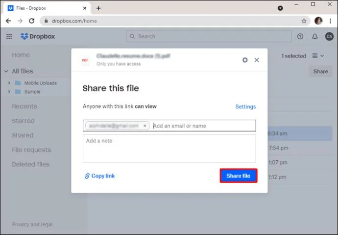 نحوه اشتراک گذاری فایل ها در Dropbox در رایانه شخصی یا تلفن هوشمند نحوه اشتراک گذاری فایل ها در Dropbox در رایانه شخصی یا تلفن هوشمند