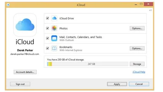 نحوه دسترسی به ICloud در رایانه