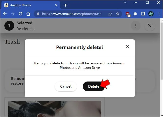 Cara Mengosongkan Sampah Di Foto Amazon