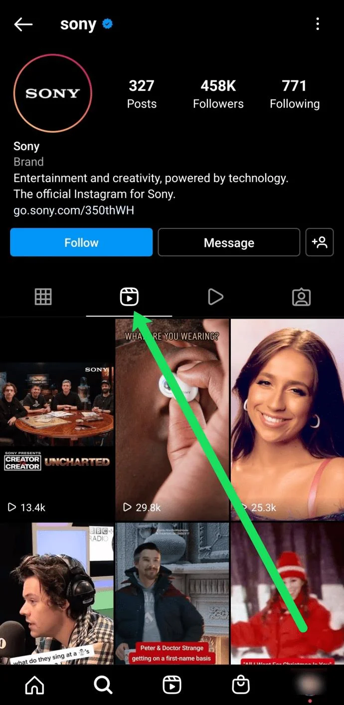Como visualizar o histórico de exibição do Instagram Reels