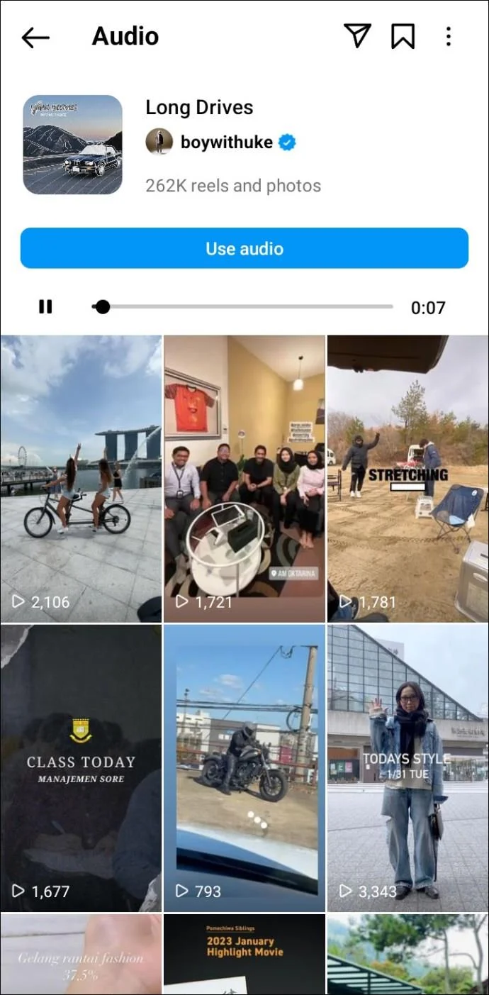 De beste Instagram Reels-nummers