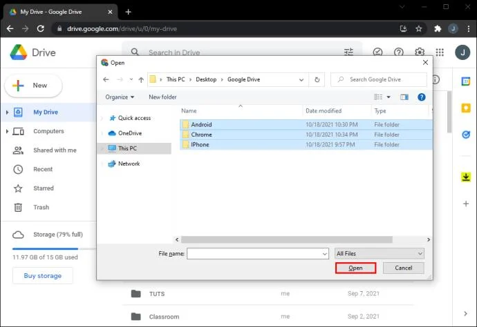 Cara Muat Naik Fail Ke Google Drive