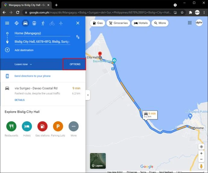 نحوه غیرفعال کردن عوارض در گوگل مپ نحوه غیرفعال کردن عوارض در گوگل مپ