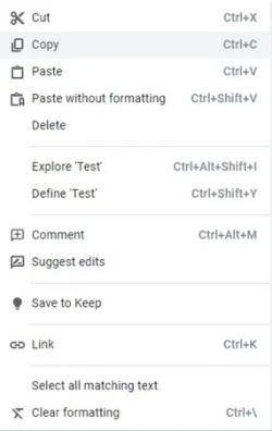 نحوه جابجایی صفحات در Google Docs