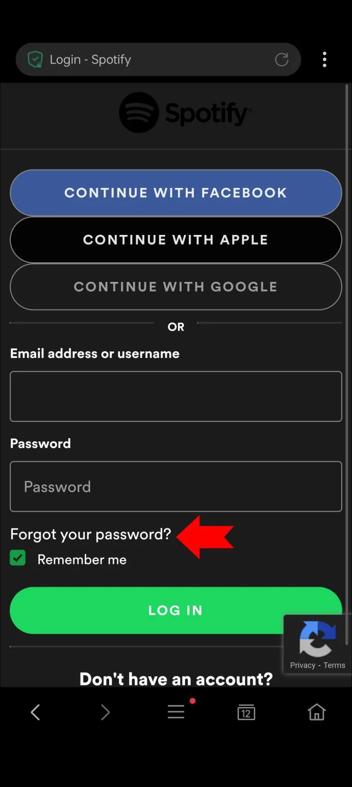 نحوه تغییر رمز عبور به حساب Spotify