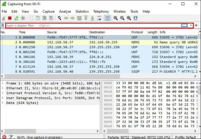 چگونه آدرس مک را با WireShark پیدا کنیم