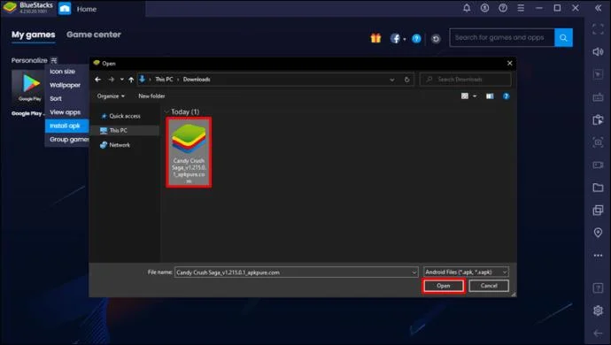 Cara Memasang APK Di BlueStacks