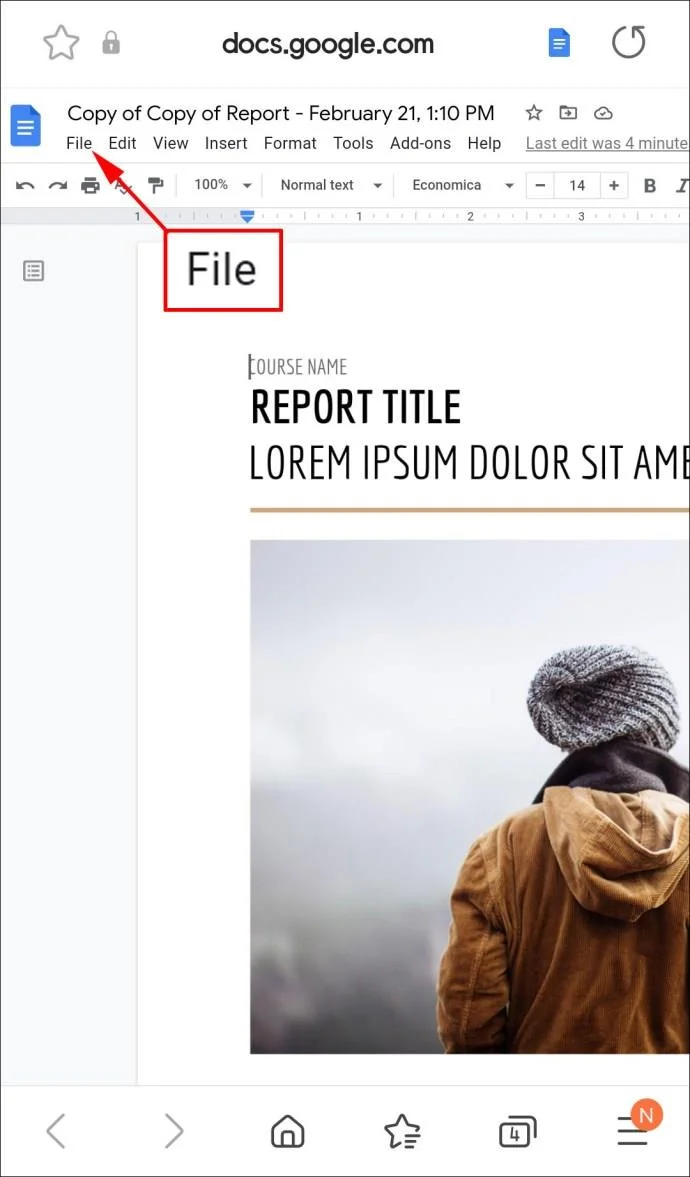 چگونه به نسخه قبلی Google Doc برگردیم