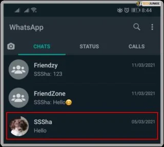 نحوه بررسی آنلاین بودن شخصی در واتس اپ