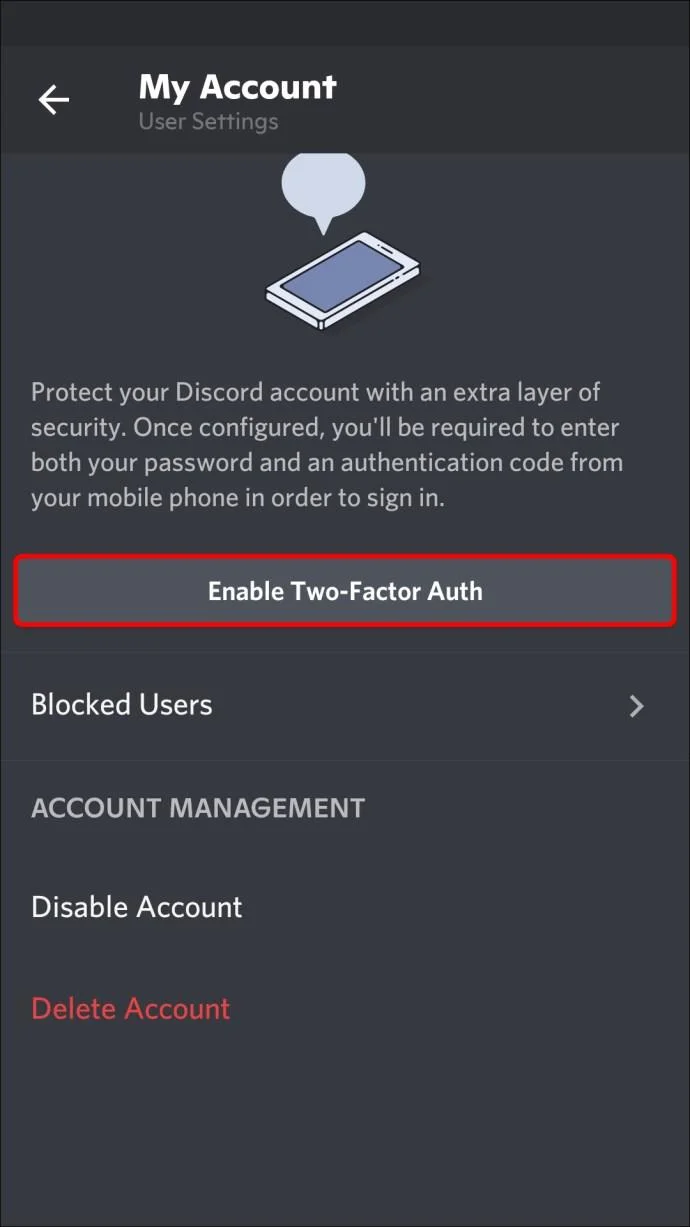 نحوه روشن یا خاموش کردن 2FA در Discord