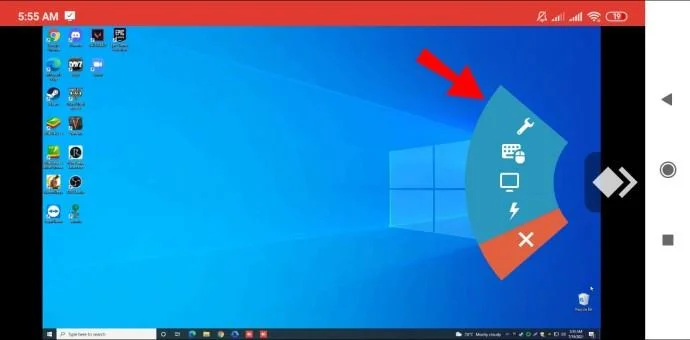 نحوه کلیک راست در AnyDesk در رایانه شخصی یا دستگاه تلفن همراه