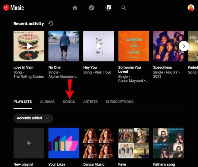 YouTube Music のライブラリに曲を追加または削除する方法