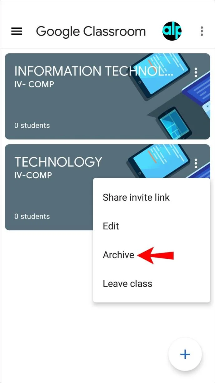 چگونه یک کلاس را در Google Classroom حذف کنیم