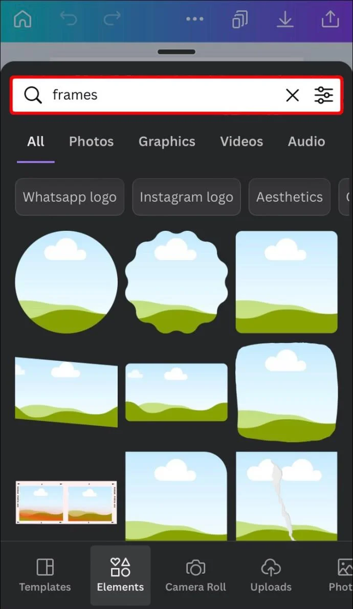 چگونه یک شکل را با یک تصویر در Canva پر کنیم