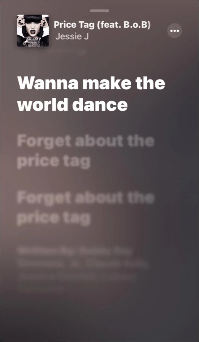 نحوه مشاهده متن ترانه در Apple Music