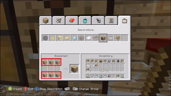 چگونه در Minecraft یک قفسه کتاب بسازیم
