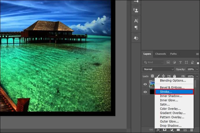 So fügen Sie einem Foto einen Rand hinzu