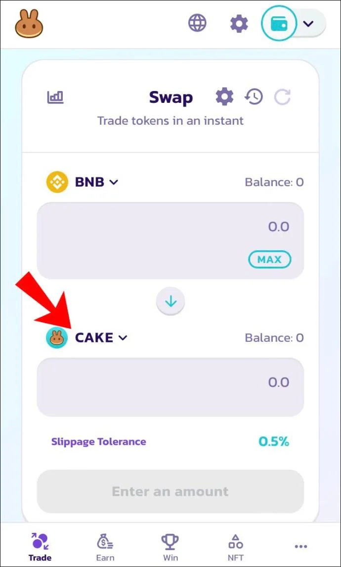 نحوه فروش توکن در PancakeSwap