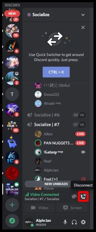 چگونه یک سرور Discord را ترک کنیم